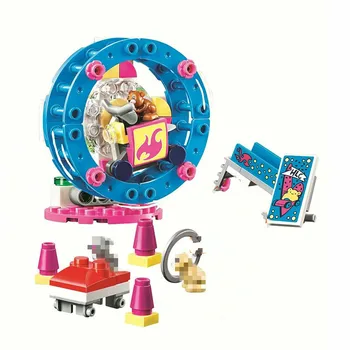 

IN STOCK Bela 11195 84pcs Friends Girl Series Olivia's Hamster Playground Building Blocks Bricks Kids Toys Christmas gift 41383