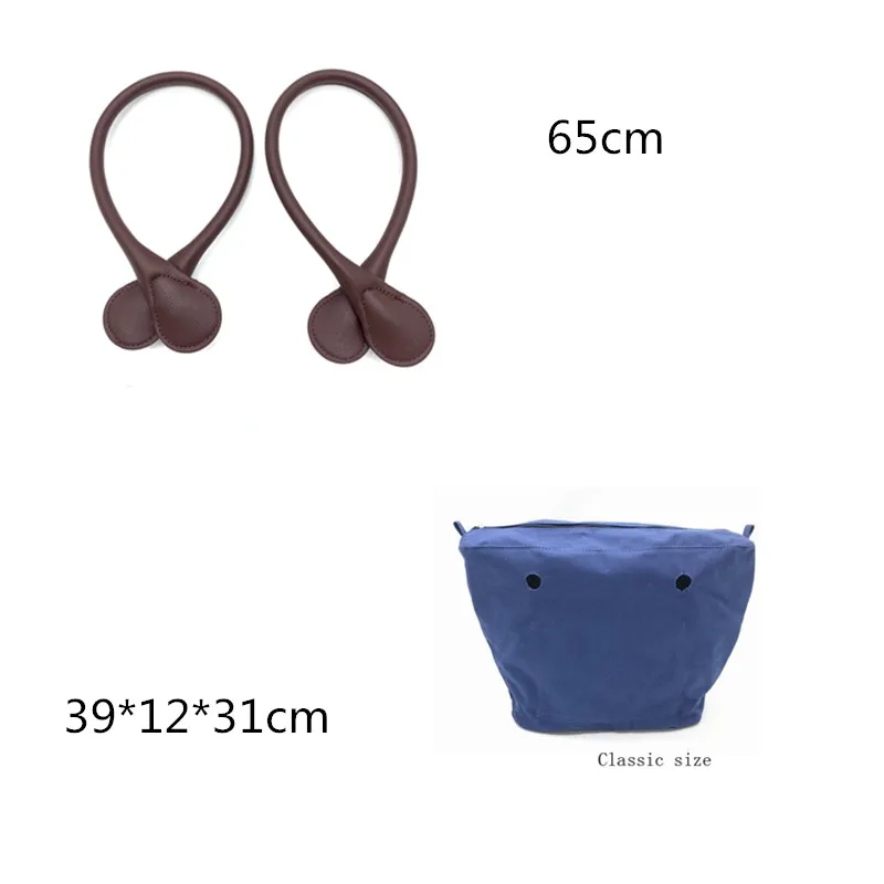classic size set Мягкая внутренняя подкладка вставка и ручка для классического Obag холщовая вставка с внутренним водонепроницаемым покрытием для o bag - Цвет: classic size set