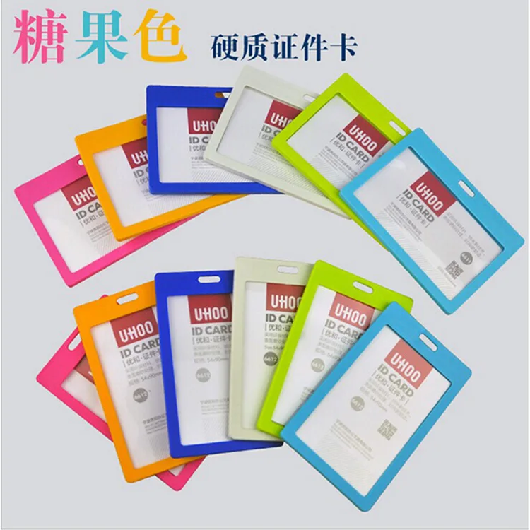 

Jinfeng Flower City Customizable UHOO Chest Card Cover Top Grade Badge Candy-Colored Badge Job Number Card Holder in Large Quant