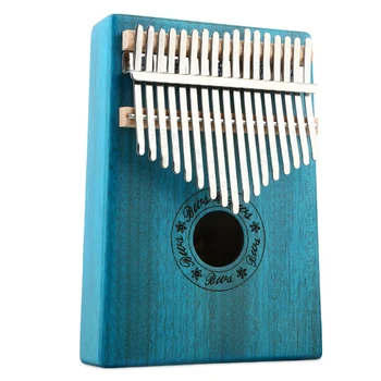 

17 Keys Kalimba Mahogany Thumb Piano Musical Instruments Mbira Kalimba with Learning Book Tune Hammer