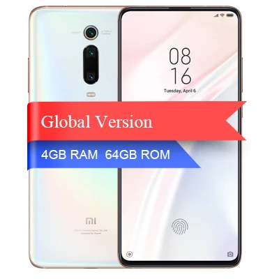 White 6GB 64GB Глобальная версия Xiaomi Mi 9t Pro Snapdragon 855 6GB 64GB смартфон 48MP AI задняя Тройная камера всплывающая фронтальная камера 4000 mAh QC4.0 - Цвет: White 6GB 64GB