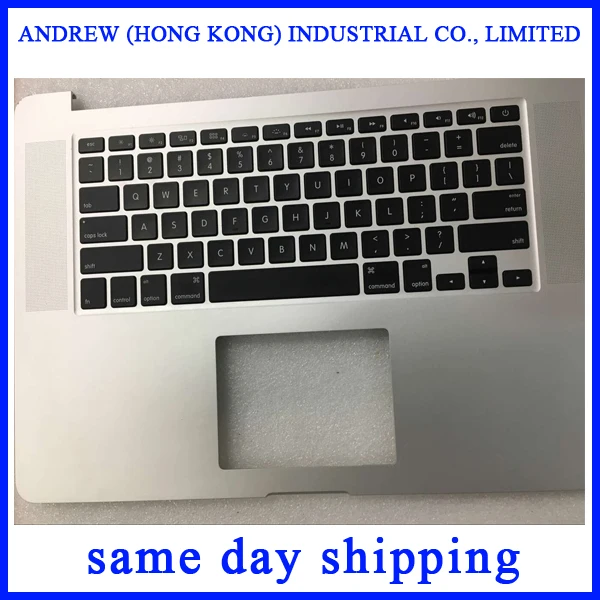 A1398 Topcase Для Macbook Pro Retina 15 дюймов с клавиатурой US макет верхний корпус 2015