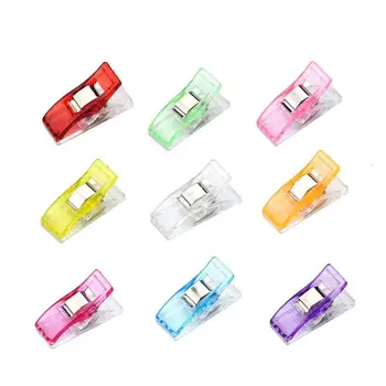 

10PCS Job Foot Case Multicolor Plastic Clips Hemming DIY Sewing Crafts Tools Patchwork Sewing Accessories Clip Sewing Sewin A0G1