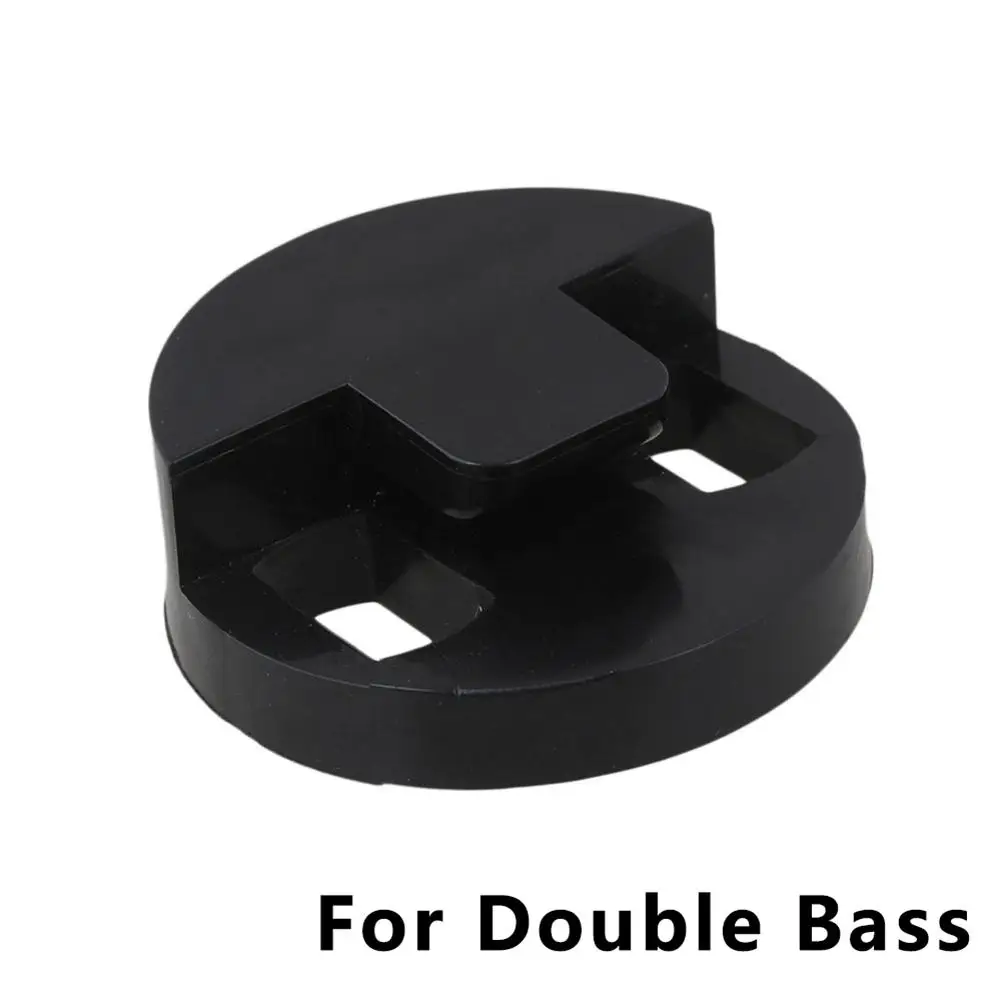 Double bass Круглый резиновый с двумя отверстиями двойной Бас Виолончель скрипка немой скрипка глушитель для 4/4 или 3/4 виолончель Часть Аксессуары - Цвет: Double bass