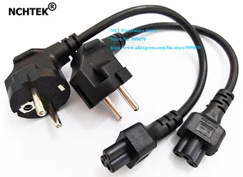

European Power Cord,Schuko to IEC 320 C5 Power Cable For laptop Notebook,CEE7/7 Male to C5 Female Micky/Free Shipping/8PCS