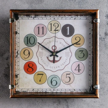 

Wall clock, series: Classic, "Anchor" 24x24 cm, discrete movement 4620778