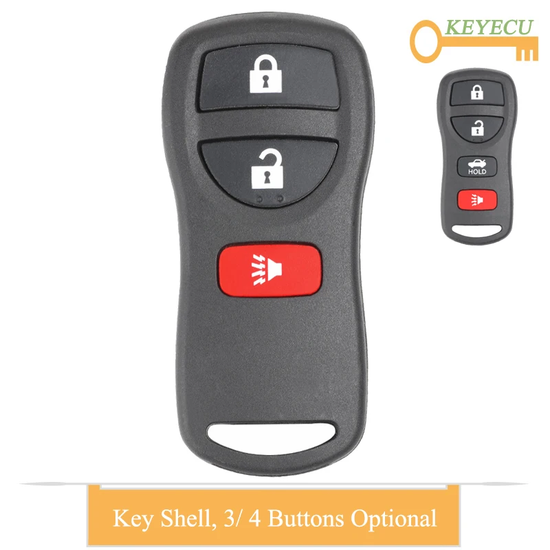 Пульт дистанционного управления KEYECU чехол для автомобильного ключа Nissan Armada Frontier