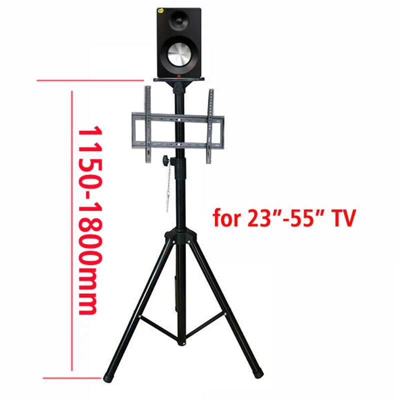 DLS PS602 14 &quot 55&quot подвижный ЖК напольный держатель для телевизора с креплением на
