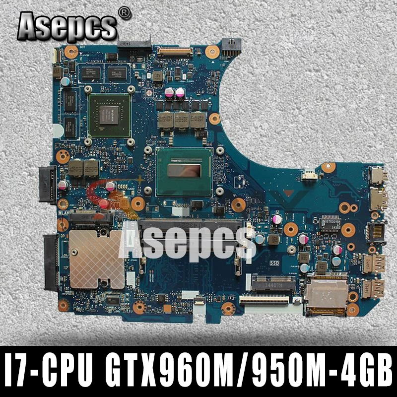 Асептическая материнская плата N551JM для ноутбука Asus N551JW N551JQ G551JW N551J оригинальная