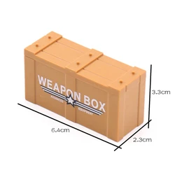 SWAT Armored Vehicle Building Block Set with Weapons and Soldier Figures (Dark Bluish Gray)