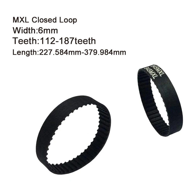 Круглые Резиновые Ремни ГРМ HTD MXL длина 227 584 379 984 мм ширина 6 ремни приводные с