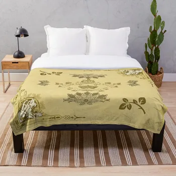

Collage Vintage Throw Blanket Soft Sherpa Blanket Bed Sheet Single Knee Blanket Office Nap Blanket