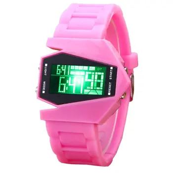 

Electronic Wrist Watch Aircraft Watch Cool Digital Aircraft Wrist Watch Unisex Personality Unique Design Watch