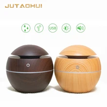 Мини usb 130 мл увлажнитель воздуха, дерево, зерно, арома, диффузный стол, увлажнитель, украшение, эфирное масло, тумана, светодиодный свет для дома