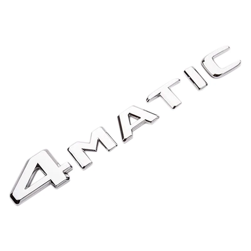 4MATIC Auto Trunk Door Fender Bumper Badge Decal Emblem Adhesive Tape Sticker Replacement for Mercedes-Benz car decal car emblem epoxy sticker badge