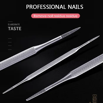 

New 1pc Stainless Toe Nail File Double Ended Pedicure File Satin Edge Ingrown Toe Nail Lifter Onychomycosis Paronychia Podiatry