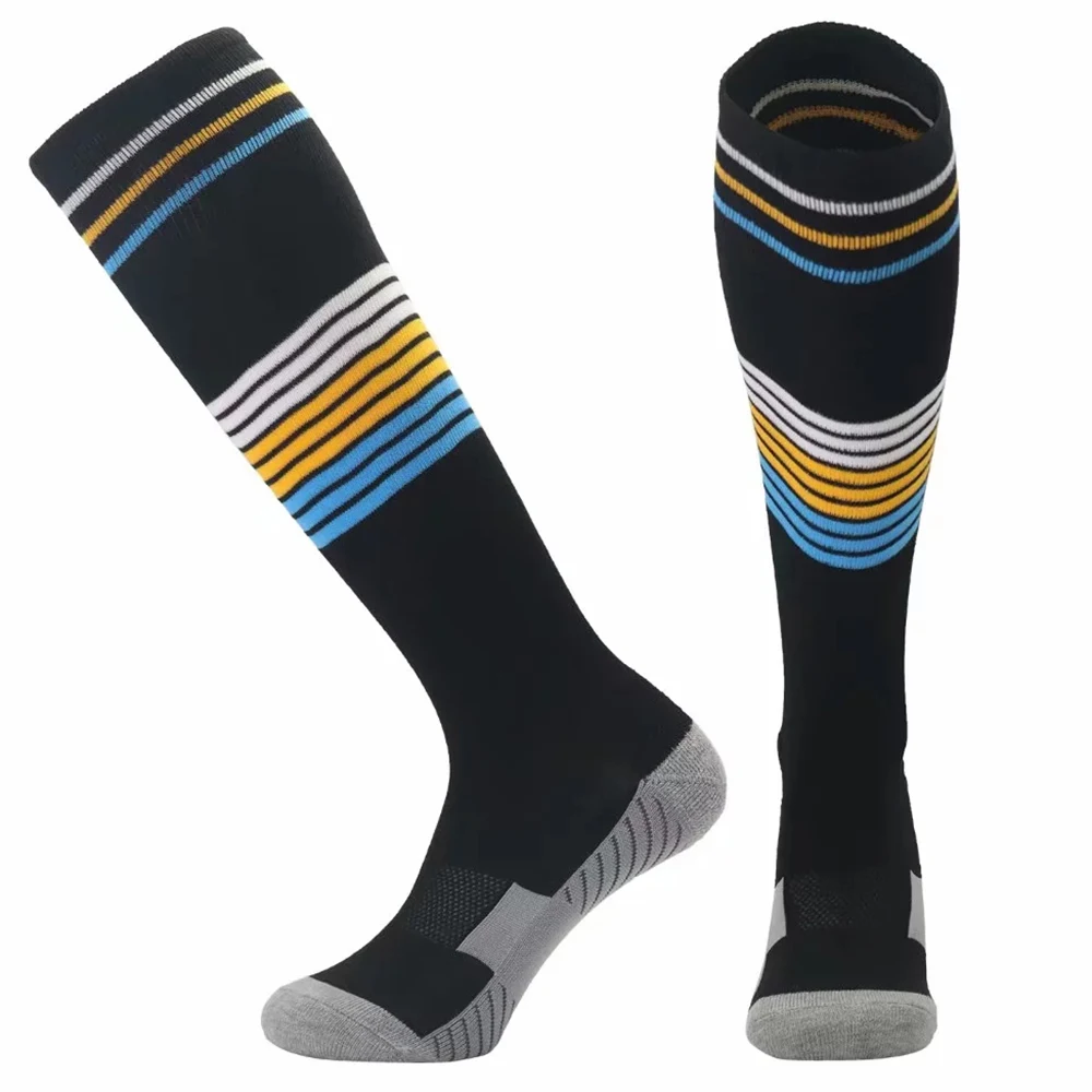 Kids Men Thick Cycle Socks Soccer racing Basketball Football Socks Breathable Knee Long Bike Volleyball Sock Leg Sox Stockings
