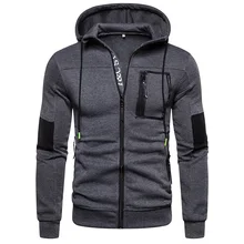 Бренд UNPADUPE, модные мужские толстовки с капюшоном на молнии, дизайн с капюшоном, тонкая толстовка, мужская толстовка с капюшоном, толстовки в стиле хип-хоп, спортивная одежда, спортивный костюм, ЕС