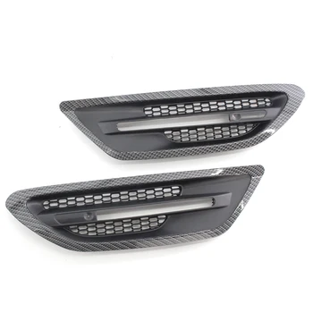 

Pair Side Fender Cover Grille Carbon Fiber Style for BMW F10 Sedan M5 11-17 4DR (ONLY Fit M5 Model, NOT Fit LCI After Facelift)
