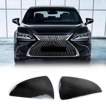 

Car Carbon Fiber Side Rear View Mirror Covers Cap for Lexus ES ES200 260 300H 2018-2021