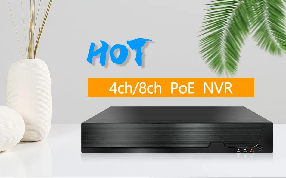 H.265 8ch* 5MP 4ch/8ch PoE сети видео Регистраторы наблюдения PoE NVR 4/8-канальный сетевой видеорегистратор HD 5MP/1080P IP Камера PoE 802.3af ONVIF
