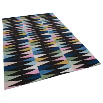 

174x258 Cm Multicolor Handmade Contemporary Area Rug-6x8 Ft