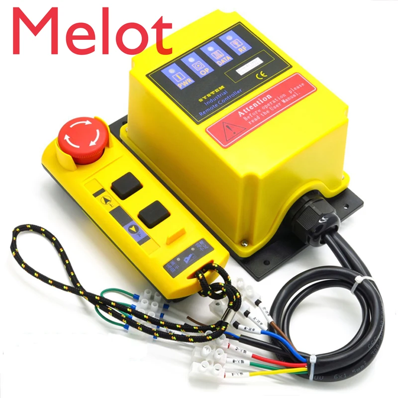 

A2HH electric hoist a direct type industrial remote control switch 220v built-in contactor with emergency stop