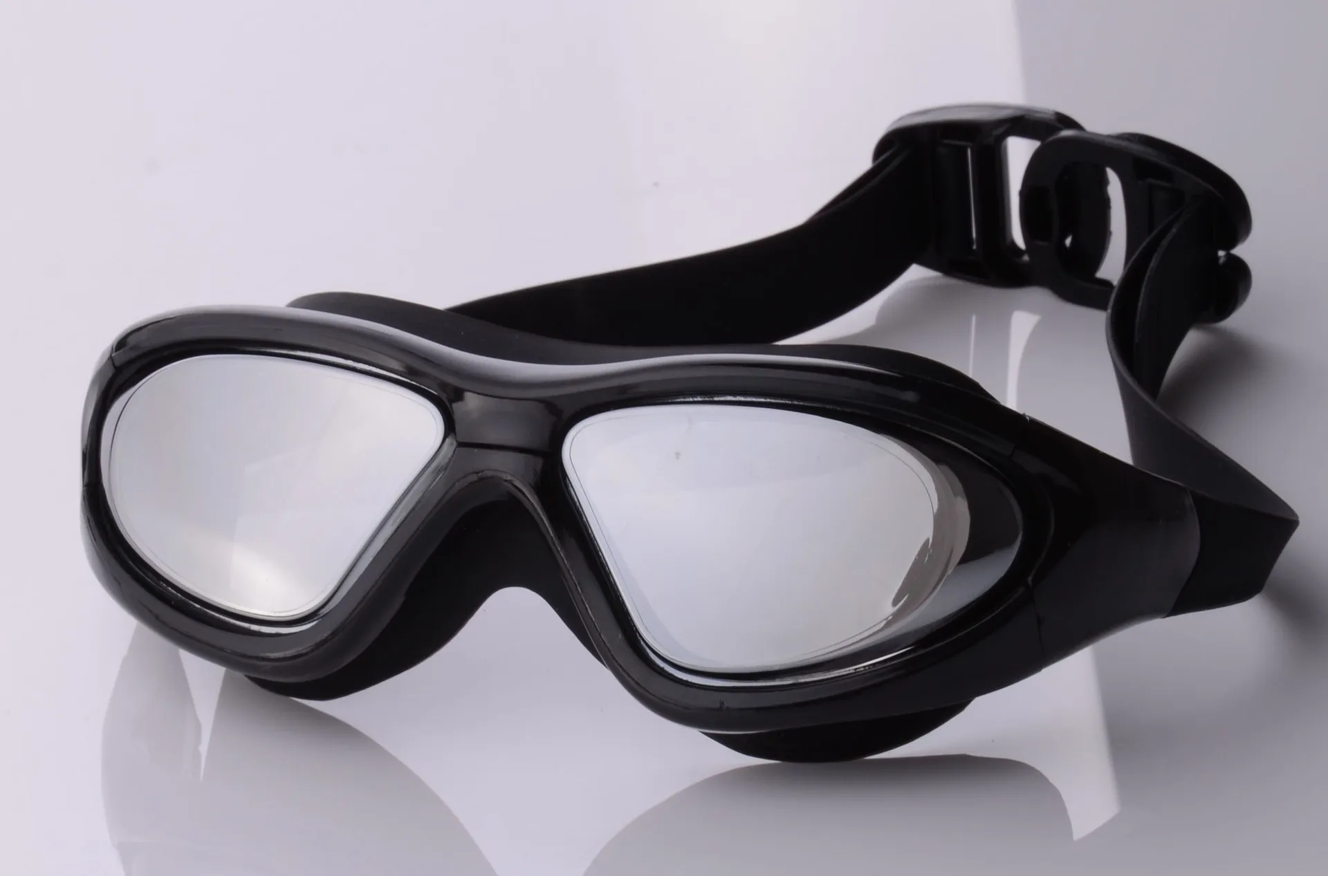 AliExpress Eaby9110, зеркало для плавания, серфинга, анти-туман, большая коробка, Naples Eye, гальваническое покрытие, высокое разрешение, для взрослых, мужчин, женщин, Glasse