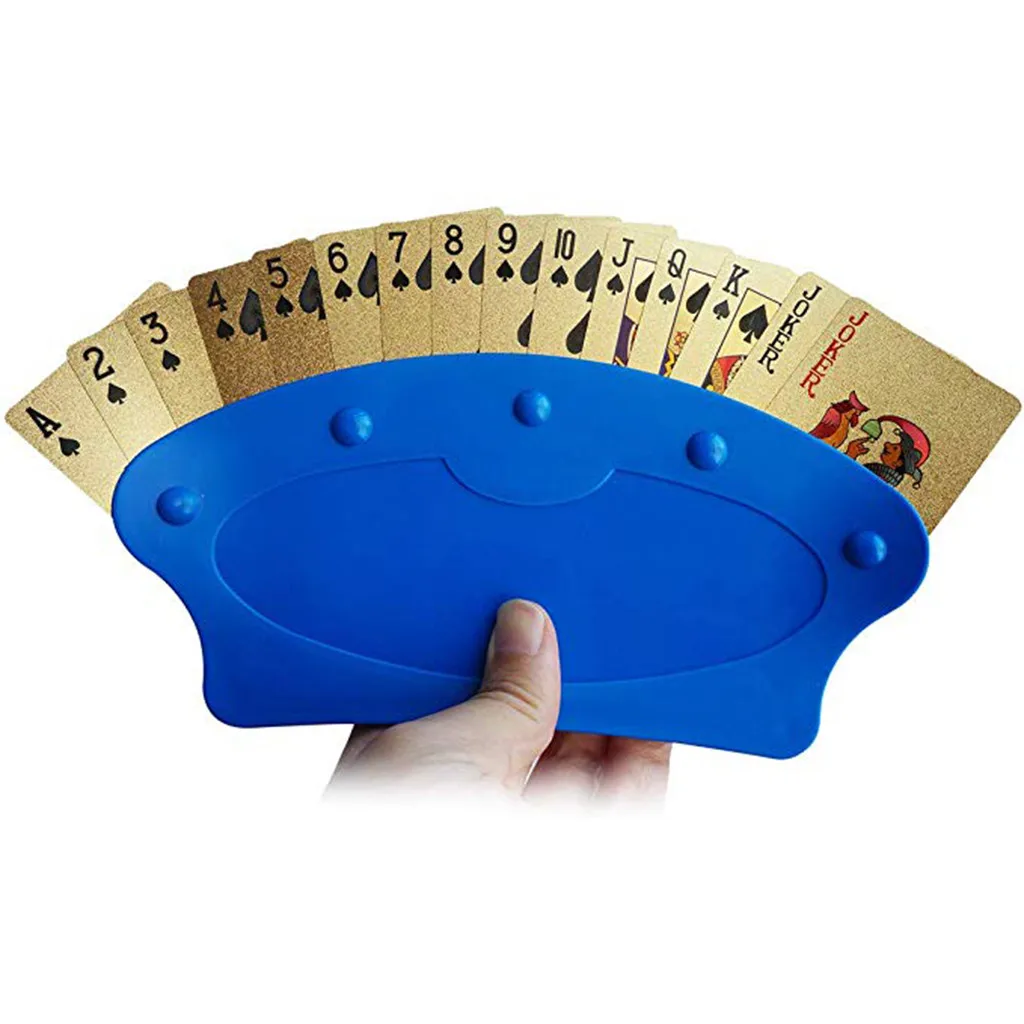 1 шт. игровой ночной держатель для карт-подставка пластиковый держатель для карт для инвалидов развлечения помощник покер стойка