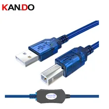 10 м 15 м 20 м USB удлинитель Кабель USB для принтера 2,0 кабель USB принтера с повторителем сигнала для Cannon Epson HP, toshiba