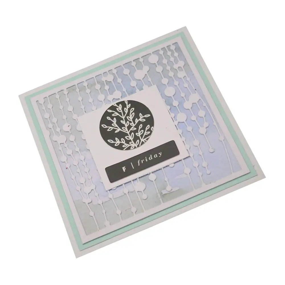  DIY Etched Carbon Steel Cutting Dies for Scrapbook Leaves Background/Invitation Lace/Greeting Card  - 4000210456580