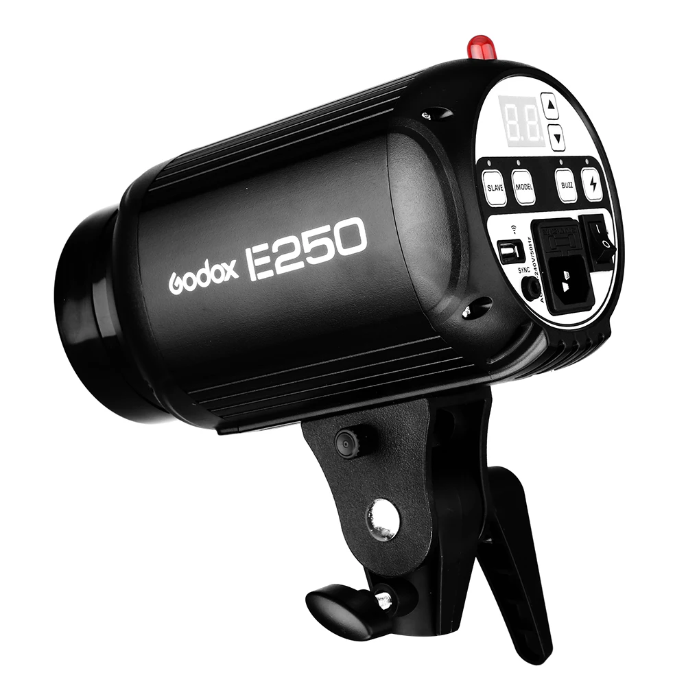 Godox E250 250Ws Photography Studio Flash Strobe Light + 50 x 70cm Honeycomb Gird + AT-16 Trigger + 180cm Light Stand Flash Kit 3