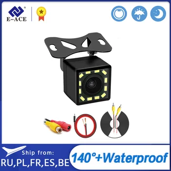 

E-ACE I08 Car Universal Rear View Camera Auto Reversing Parking Line 8LED Night Vision CCD Camera Waterproof Wide Angle HD Video