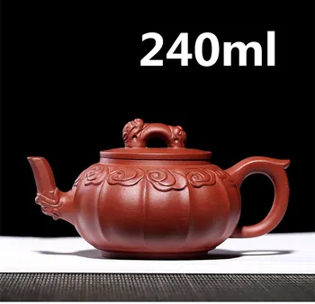 

2020 Chinese Ceramic Teapot Clay Tea Pot Yixing Zisha Handmade Pots Gongfu Set 240ml New Arrived High Quality With Gift Box