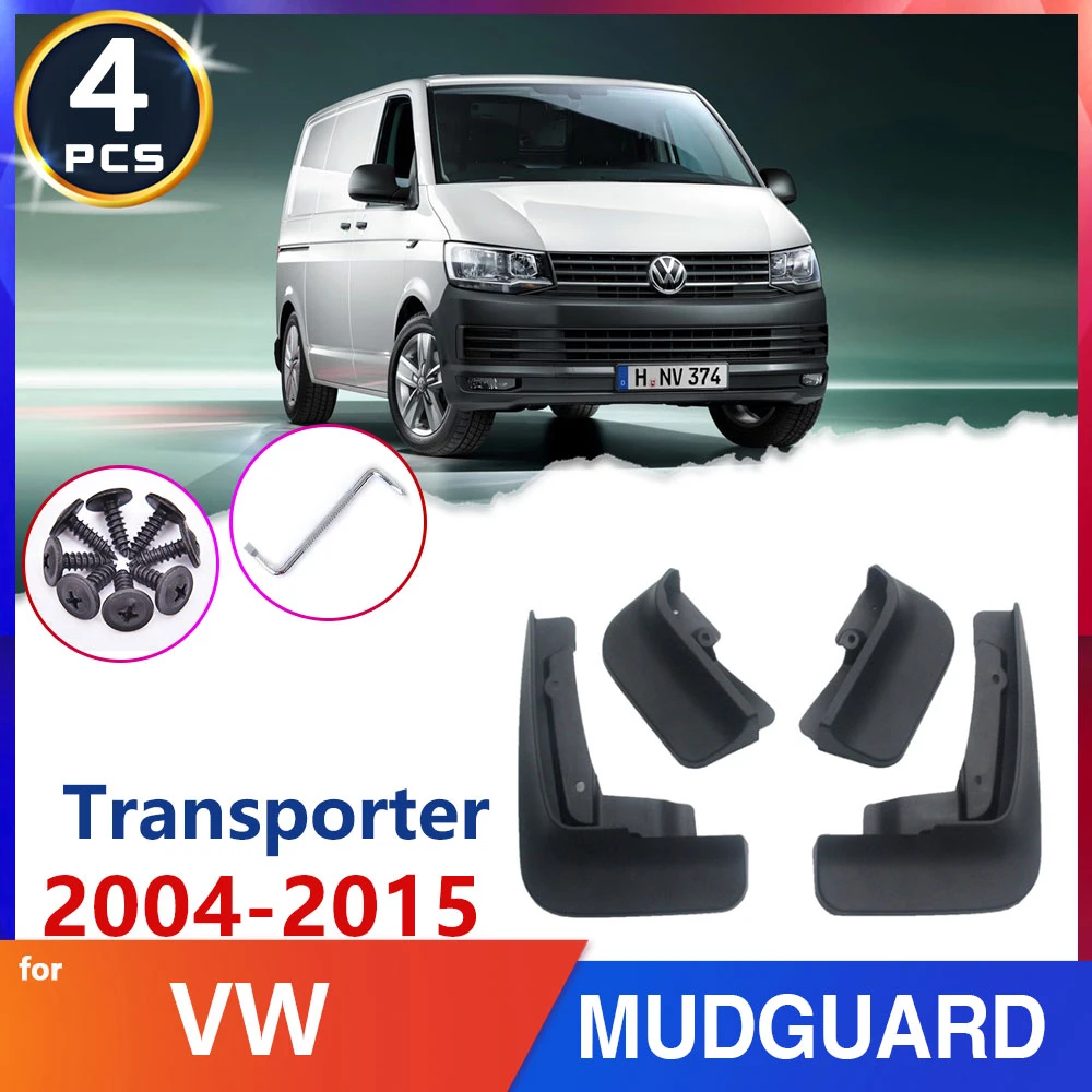 Guardabarros de coche para Volkswagen VW Transporter T5 Caravelle Multivan 2004 guardabarros accesorios pegatinas|Pegatinas para coche| -