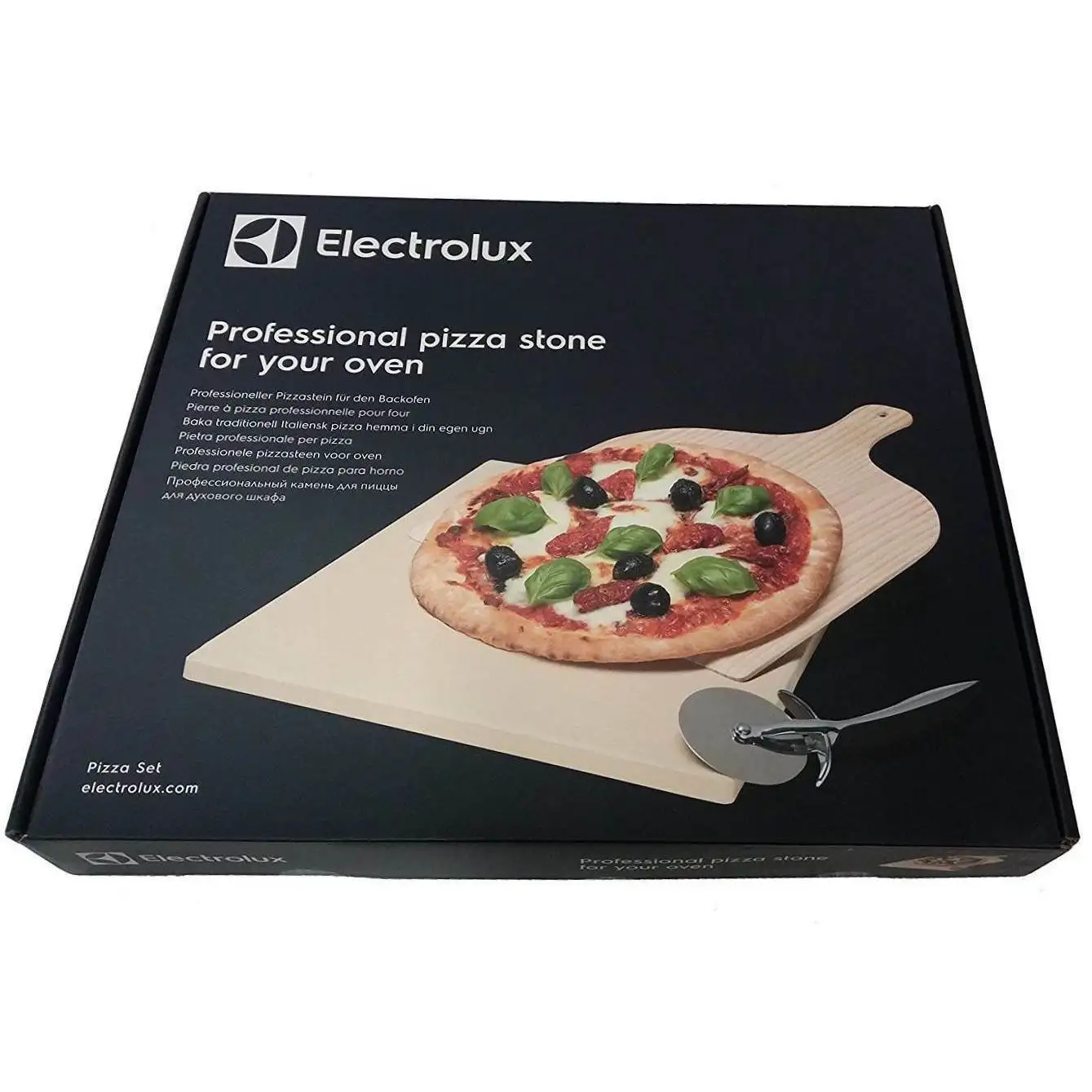 Eelctrolux Pizza Stone Tanah Liat Tahan Api + Sendok + Pemotong  Kayu|Onderdil Mesin Cuci| - AliExpress