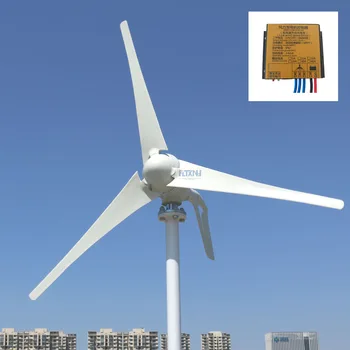 

400W 12/24/48V Wind Power Turbines Generator 3/5 Wind Blades Option With Charge Controller Fit for Home Camping Streetlight