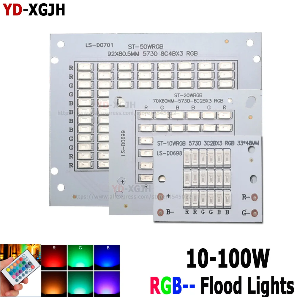 10P RGB светодиодный color flood светильник Открытый сад Пейзаж красочный Точечный s SMD5730