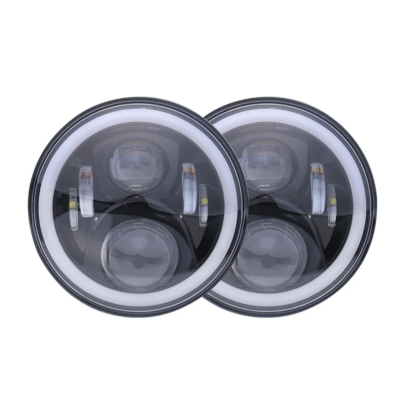 7inch led headlight RGB with halo ring4