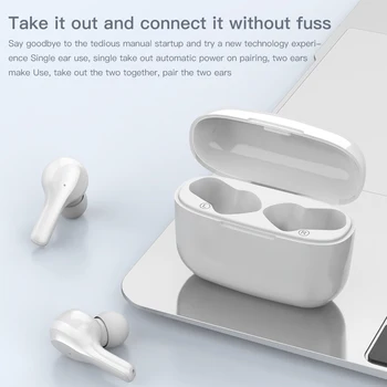 

2020 TWS Wireless Bluetooth 5.0 Headphones Earphones Earbuds in-ear Waterproof IPX7 Noise Reduction Fashion Headphone