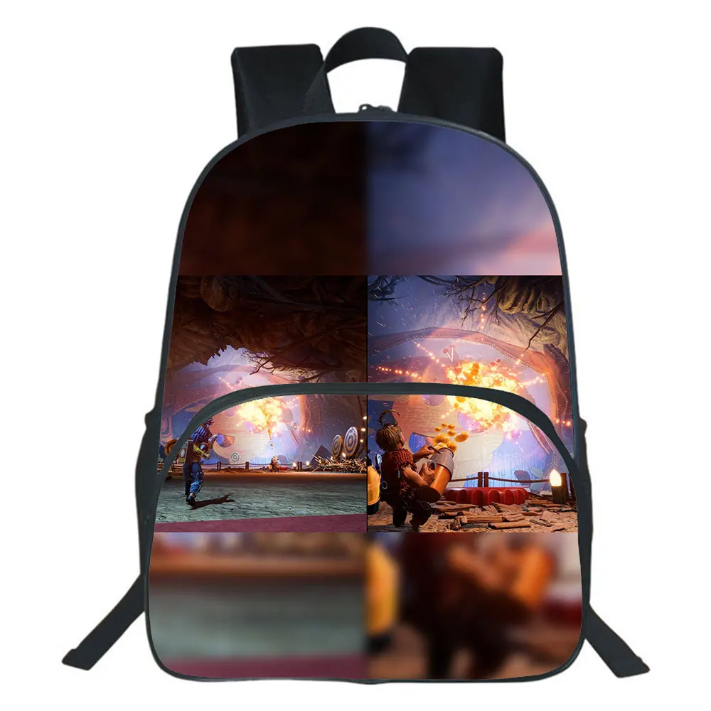 It takes two Backpack Kindergarten Mochila Boys 3D Cartoon School Bag Teens Girl Storage Bag Travel Bags Children Rucksack New