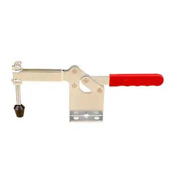 

Hold Down Toggle Clamps Latch Antislip Red Hand Tool Holding Capacity Antislip Horizontal Quick Release Heavy Duty