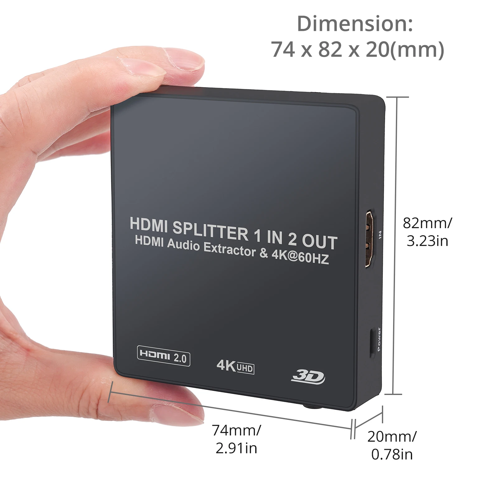 Neoteck HDMI 2.0 й   4K/60Hz YUV 4:4:4 HDR HDMI  TOSLINK SPDIF 3.5mm ȯ