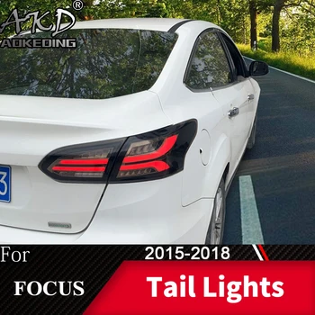 

Tail Lamp For Car Ford Focus 2015-2018 Focus Sedan LED Tail Lights Fog Lights Daytime Running Lights DRL Tuning Cars Accessories