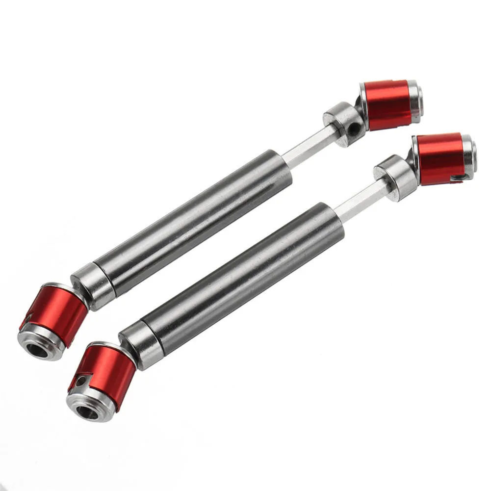 

2PCS Easy Install Drive Shaft Parts RC Crawler Stable Durable Replacement Transmission Metal Toys Flexible For SCX10 RC4WD D90