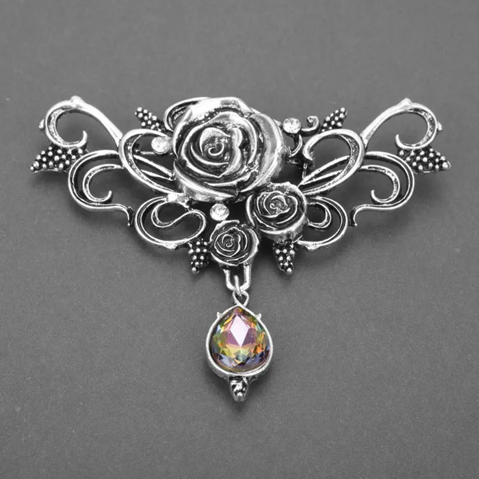 Dongsheng Jewelry Для мужчин Для женщин Викинг норвежский Outlander брошь расторопши кельтский килт Pin брошь в виде шотландской национальной Брошь В Виде Цветка - Окраска металла: silver
