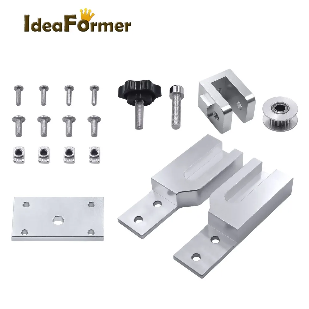 Для Creality CR10 CR10S 3d принтер Parts2040 обновленный v-слот профиль оси Y синхронный ремень Натяжной выпрямитель