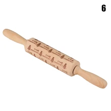 Рождество тиснение Скалка печенья тесто палочка помадка инструмент выпечки лапши ролик MF999