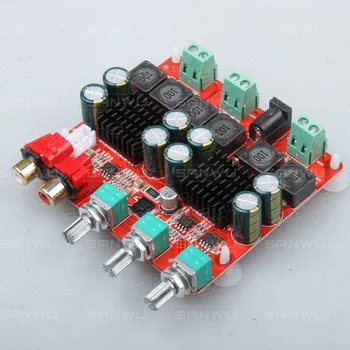 

TPA3116 50W*2+100W 2.1 Channel Digital Bass Power Amplifier Board 12-26VDC HF65B