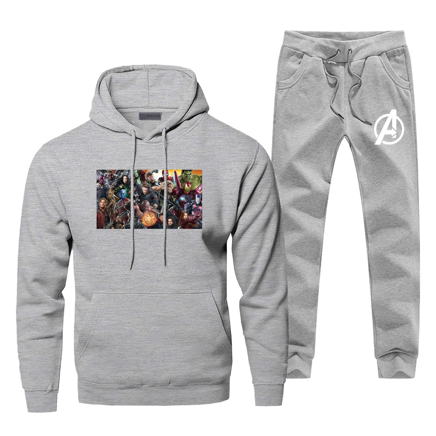 The Avengers Endgame Sportsman Wear Iron Man Super Hero Fashion Men's Jogging End Game Casual Fitness Skateboard Warm Male Set The Avengers Endgame Sportsman Wear Iron Man Super Hero Fashion Men's Jogging End Game Casual Fitness Skateboard Warm Male Set